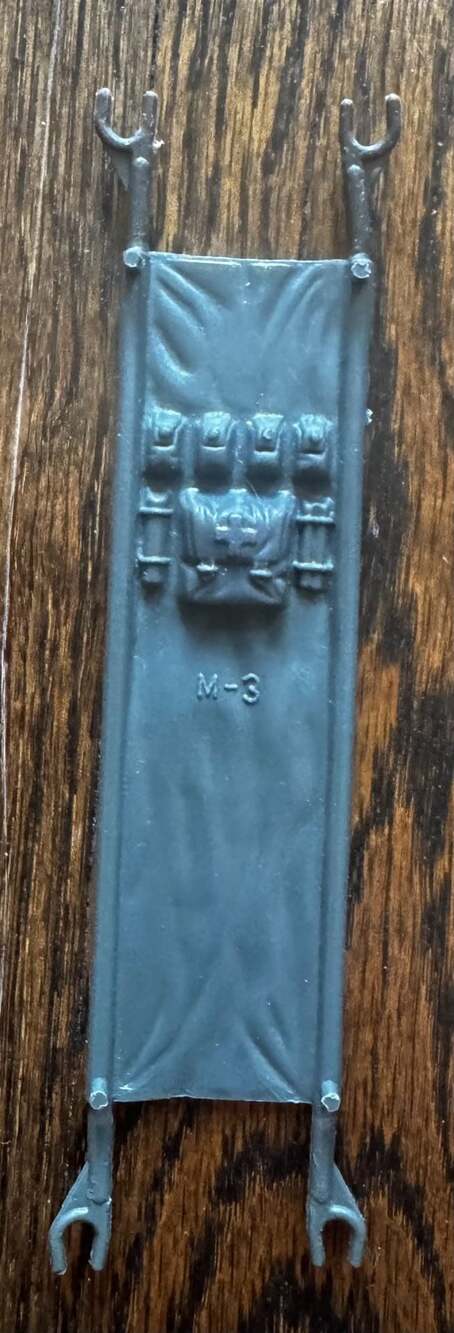 VINTAGE HASBRO GI G.I. Joe ARAH Doc's M-3 Stretcher Accessory